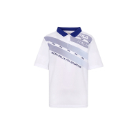 FILA 男抗UV吸濕排汗POLO衫-白色 1POX-5002-WT