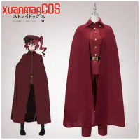 Anime Season 4 Hunting Uniform Saigiku Jouno Teruko Okura Tetchou Suehiro Cosplay Costume Halloween Party Women Red Suit