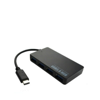 USB2.0分線器Type-C轉四口3.0HUB擴展器筆記本電腦集線器帶電源口