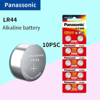 แบตเตอรี่ Panasonic LR44/A76/AG13 1 แพ็คสำหรับไมโครโฟน ประกอบด้วย 10 ก้อน（รับประกัน 1 ปี）