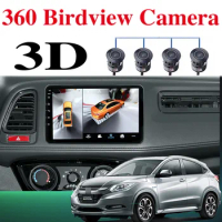 For HONDA Vezel HR-V HRV XRV 2013~2021 CarPlay 360 BirdView 3D Car Stereo Audio Multimedia Navigation GPS Navi Radio Player