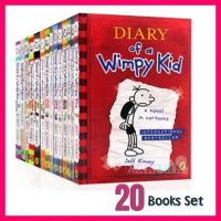 [Ann&Ann] Diary Wimpy Kid 21 Books Box Set - English Fiction Children, Kids, and Primary School Stud