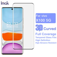 imak 3D Curved Tempered Glass For vivo X100 Pro / X100 Screen Guard Protective oleophobic Full Glue
