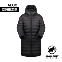 【Mammut 長毛象】Seon IN Cardigan long AF Women 日系長版羽絨連帽開襟外套 女款 黑色 #1013-02920