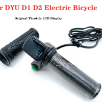 Original Throttle LCD Display for DYU D1 D2 Electric Bicycle Digital Display Handle Instrument Replace Accessories