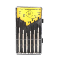 6Pcs/set precision screwdriver set PH1 PH0 Phillips 1.4 2.0 2.4 3.0 Slotted screwdriver Repair tools for watches/mobile phones