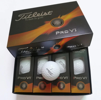 Titleist 高爾夫球Pro V1X 泰特雷斯三層四層高爾夫球【12粒1盒】