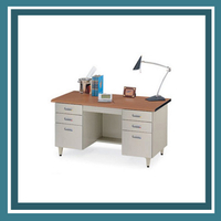 【屬過大商品，運費請先詢問】辦公家具 UD-147H 櫸木紋 U型電腦桌 辦公桌 書桌 桌子