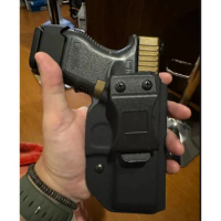 Kydex IWB Holster for Glock 26 (Gen 1-5) / Glock 27 Glock 33 (Gen 3-4) Pistol Inside Waistband Concealed Carry Adj. Cant