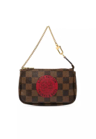 Louis Vuitton 二手路易威登 Damier Ebene 行李箱和包包 Mini Pochette 配件