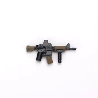 US Military Helmet Rifle Sniper Guns MOC City SWAT Military Weapons Playmobil Figures Mini Building Block Brick Toy for Children