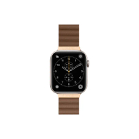 【LAUT 萊德】Apple Watch 38/40/41mm 磁吸時尚錶帶-咖啡