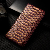 Dragon Scale Pattern Phone Case for Vivo Y22 Y75s Y16 Y52t Y73t Y73s Y02s Y35 Y53s Y100 Y54S Y15A Genuine Leather Flip Cover