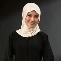 Lozy Hijab - Multiway Easy Scarf (Pashmina Instan Mleyot Bahan Viscose Rayon) Ivory