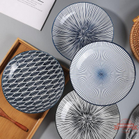 陶瓷碗盤批發日式盤子家用個性創意盤碗網紅菜盤吃飯碗面牛排餐盤
