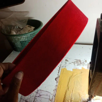 PECI SONGKOK MERAH TINGGI 7CM - ISLAMICALLURE