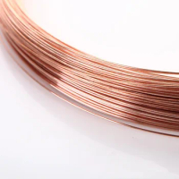 1/5/10M Coil Copper Wire 0.3/0.4/0.5/-2.5/3/3.5/4/4.5/5mm Bare Cable Copper Wire Conductive Copper Wire DIY Parts