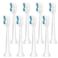 8pcs Replacement Toothbrush Heads Compatible with Philips Sonicare Electric Toothbrush Professional Brush Heads Refill 4100 5100