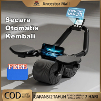 Ancestor Ab Roller Wheel 2 in1 Abdominal Core Roller training pria dewasa Automatic hand grip Reboun