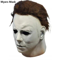 Halloween Mask Mike Mel Moonlight Panic Terror Latex Horror Michael Myers Mask Cosplay Full Face Helmet Party Scary Masks
