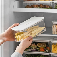 家用廚房食品級冰箱專用保鮮盒水果蔬菜儲物整理盒密封冷凍收納盒