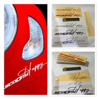 STICKER SCOOPY HAPPY CUTTING