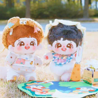 Couple The Untamed Wei Wuxian Lan Wangji Sean Xiao Zhan Wang Yibo Plush Cotton Naked Doll BJYX Soft Stuffed Toy Minidoll