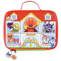 New Cute Anime Anpanman Kids Children PU Handbags Food Bag Lunch Bags for Women