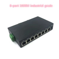 Lighting Protect Port 8 Poe 10/100/1000M Industrial Switch gigabit switch 8 gigabit switch gigabit switch ethernet switch