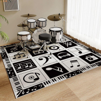 架子鼓專用地毯書房鋼琴減震防滑地墊家用客廳地毯隔音防滑地毯
