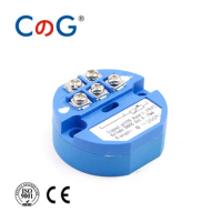 CG PT100 to 4-20mA 0-600 Celsius Thermal Resistance Converter RTD Input 4-20mA Output Head-mounted Temperature Transmitter