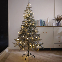 【KIRA與花花藝】地上型聖誕樹-落雪款/高150/(需自行組裝/聖誕禮物/聖誕節/聖誕樹)
