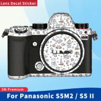 For Panasonic S5M2 / S5 II Camera Skin Anti-Scratch Protective Film Body Protector Sticker S5 MarkII Mark2
