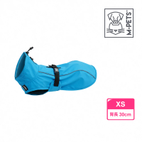 【M-PETS】RAINCOAT 犬用機能雨衣-XS(風衣式雨衣 高領抽繩 腹部鬆緊可調整)