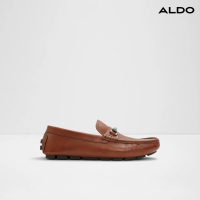【ALDO】CAIRNS-時尚格紋馬銜釦飾樂福鞋-男鞋(☆棕色)