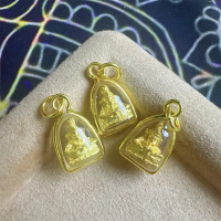 Mini Lahu, Jenama Buddha Thai, Asli Kuil, Jenama Thai Tulen Charms Jewelry