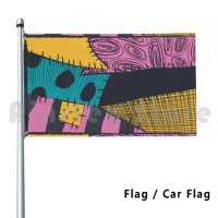 Flag Car Flag Nightmare Sewn Pattern 1199 Nightmare Before Christmas