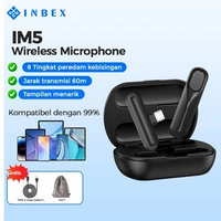 ORIGINAL INBEX IM5 Professional Lavalier / Live Streaming / Mikrofon Rekaman Radio Youtuber Facebook
