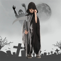 Halloween Horror Cosplay Ghost Costume Masquerade Children's Mist Demon Performance Costume Children