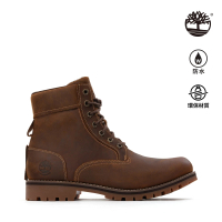 【Timberland】男款銹褐色全粒面皮革Rugged防水6吋靴(A2JJBF13)