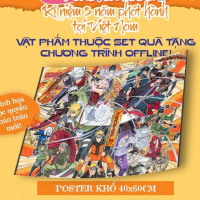 Poster Naruto Offline Fes Halloween 2023 - NXB Kim Đồng