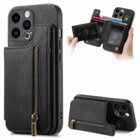 Realme 10 9 Pro Plus 8 5G Luxury Case For OPPO Realme 11 4G Zipper Wallet Holder Leather Back Cover Realmi 9i 9 i 8 Pro Etui