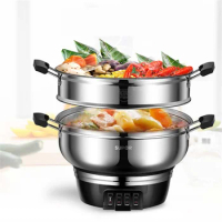 Stainless Steel Multi electric steamer cooker Multifunctional food steamer All-in-one Steamer Pot Large Capacity home appliances
