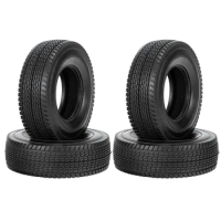 4Pcs 25Mm Hard Rubber Tire Spare Parts 1/14 Tamiya RC Semi Tractor Truck Tipper MAN King Hauler ACTROS SCANIA Upgrade Parts
