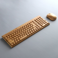 竹子製品 無線鍵盤 鼠標兩區201套裝 竹鍵盤鼠標 竹質無線竹子鍵盤