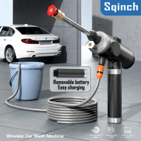 Sqinch Jet Cleaner 220V Alat Cuci Mobil Power Spayer Alat Portable Nirkabel Pist0l Air Tekanan Tingg