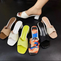 [5CM] DÉP CAO GÓT 5CM HOT TREND, THANH LỊCH - 5CM - T1 GiàY DéP Nữ guoc got