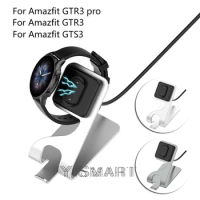 Charger Cradle Dock for Amazfit GTS 3/GTR 3/GTR 3 Pro Charging Cable for Amazfit GTS3 GTR3 USB Magnetic Watch Adapter