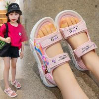 Girls' Sandals Summer New Cute Princess Sandals Junior Beach Shoes Soft Bottom Girls' Sports Children's Sandals