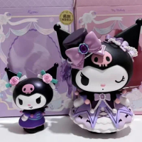 Sanrio Anime Figure Kuromi My Melody Rose Festival Series Model Dolls Figurine Cute Decoration Collectible Birthday Xmas Gifts